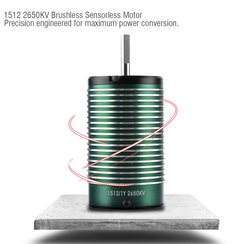 Бессенсорный бесколлекторный двигатель 1512 2650KV для 18 короткого грузовика внедорожника