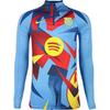 Мужская футболка с длинным рукавом для разминки Barcelona Dri-Fit с воротником Футболка Топы HF9163-413