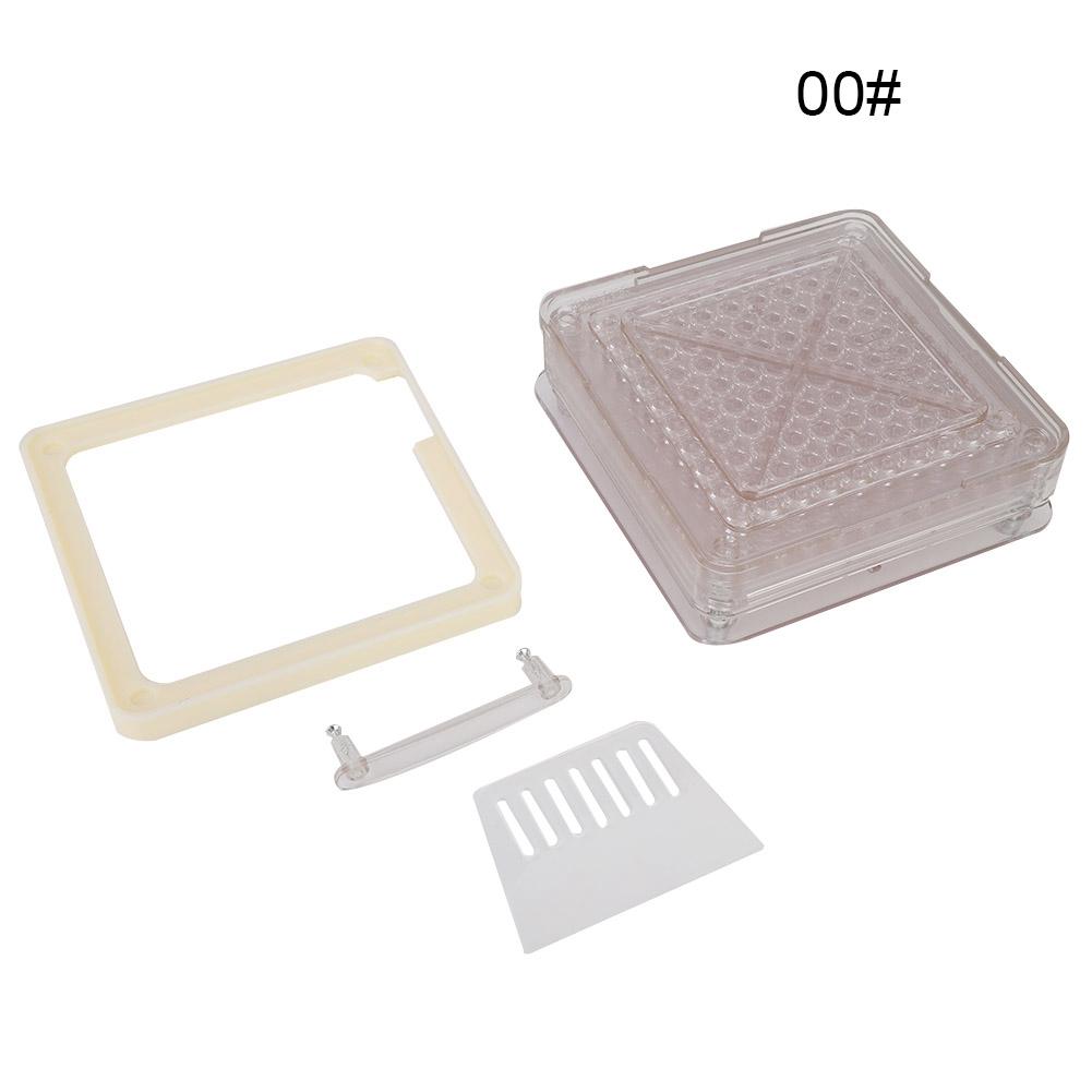100 отверстий Акриловый капсулонаполнитель Ручная машина для наполнения капсул порошком Доска Инструмент для размера 00#