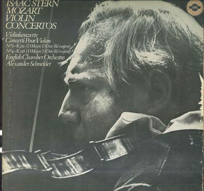 Виниловая пластинка ISAAC STERN ALEXANDER SCHNEIDER E Моцарт Концерт для скрипки №2 ре мажор 76681 CBS MASTERWORKS 1978 Нидерланды Классика Б/у