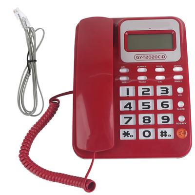 Проводной телефон ABS GY T2020CID со спикером, дисплеем Caller ID и калькулятором