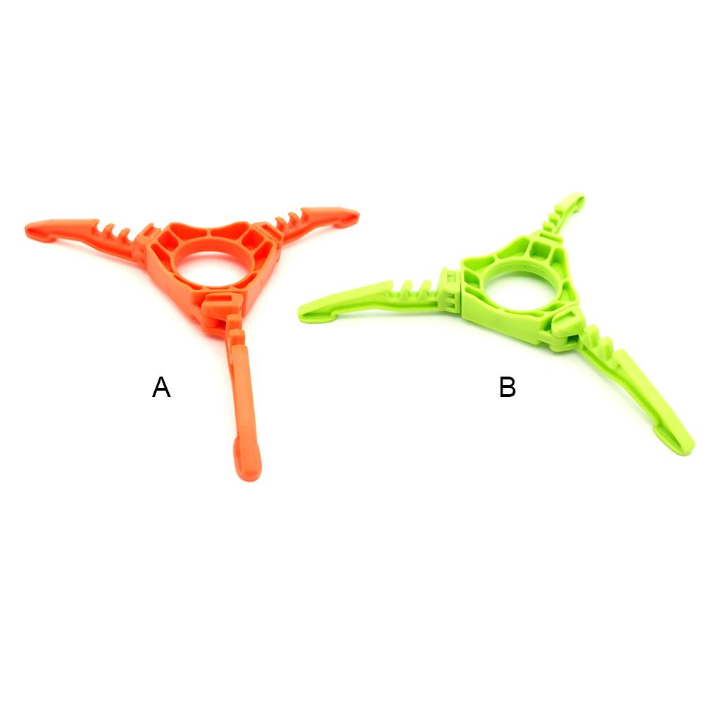 Подставка для цилиндров Портативный пластиковый складной держатель для цилиндров Нескользящий кронштейн Альпинистский рюкзак Штатив Туристическое снаряжение