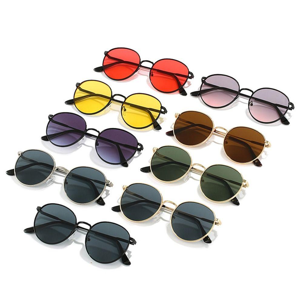 UV Protection Round Sunglasses Circle Hippie Glasses Fashion Eyewear for Women Men