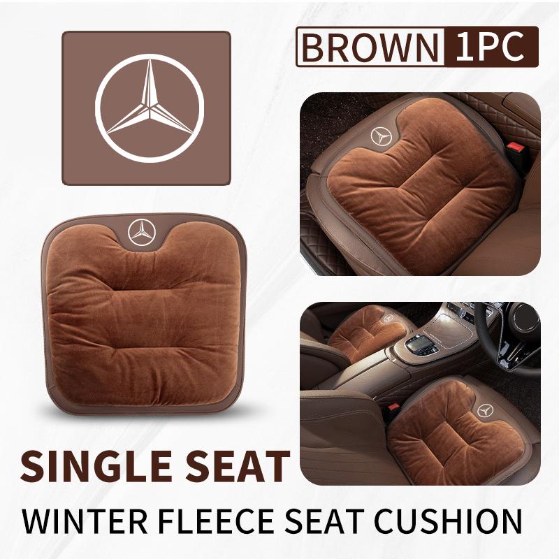 AABGW1 For Benz Car Seat Cushion Winter Plush Thickened Warmth Soft Cushion Seat Cover Accessories AMG Exclusive W204 W222 W205 W203