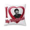 Наволочка Луи Томлинсона My Boyfriend Ткань с принтом Чехол для подушки Подарок Чехол для подушки Домашний на молнии 18''