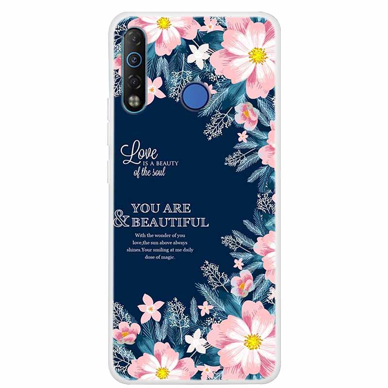 Чехол для телефона Tecno Camon 12 Air CC6 Чехол Силиконовый Мягкий ТПУ Задняя крышка Для Tecno Camon 12 Чехол Для TECNO Spark 4 Funda Мультяшный
