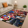 3D MINISO Mario Game Cartoon Christmas Gift Living Room Non-Slip Area Rug Carpet for Bedroom Playroom Sofa,Home Decor Doormat