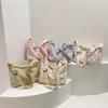 Korean Style Canvas Shoulder Bag Large Capacity Shopping Tote Bag Cute Cartoon Crossbody Bag  Girl