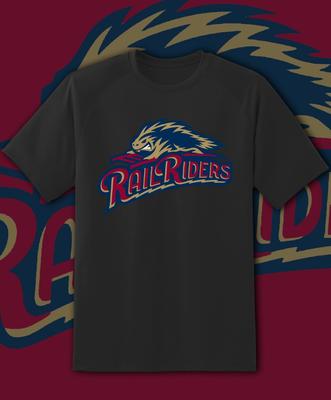 Scranton Wilks Railriders Милб Команда Логотип Футболка Детская M - Взрослая 6XL Быстрая Доставка!