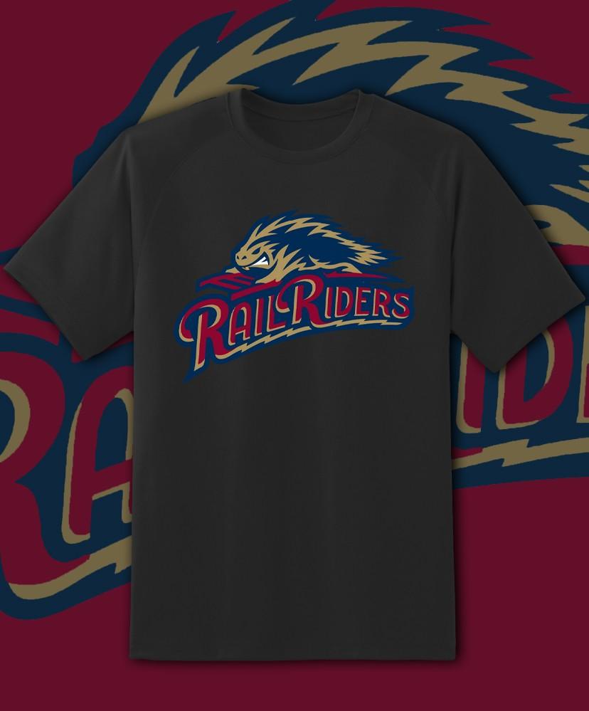 Scranton Wilks Railriders Милб Команда Логотип Футболка Детская M - Взрослая 6XL Быстрая Доставка!