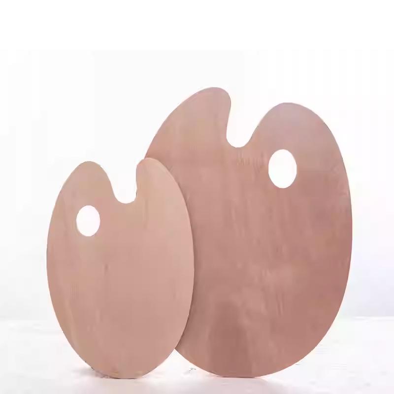 Овальная одноразовая палитра для масляной, акриловой, акварельной и гуашевой живописи