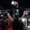 GYM Shishi Sentinel Tee Guardian Strength Protection Daily Fitness Can Wear Cotton Tshirt To Absorb Sweat and Breathe