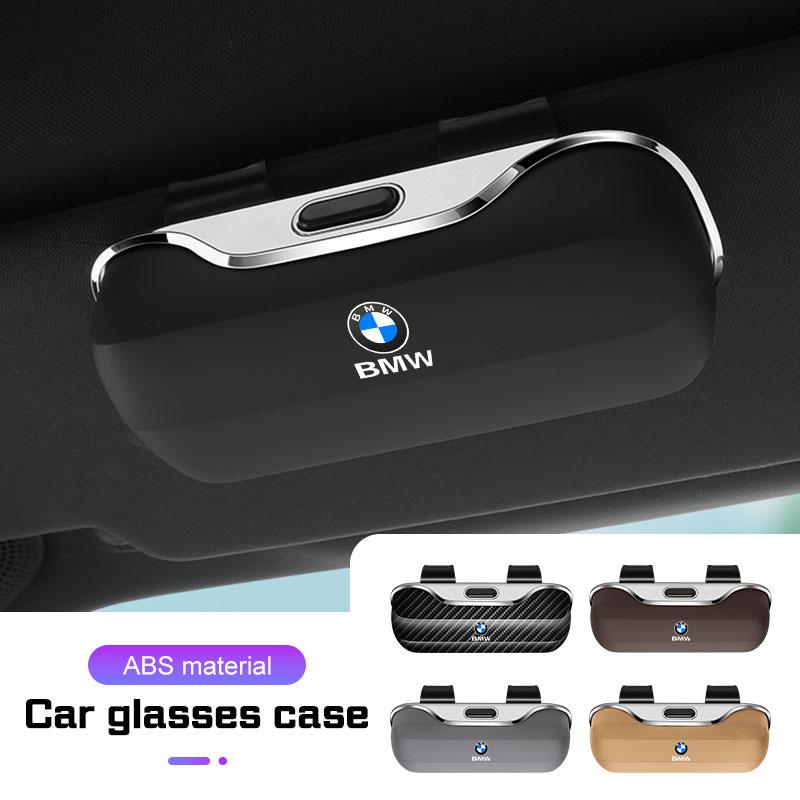 For BMW 1 2 3 4 5 6 7 Series X1 X2X3X4 X5 X6 X7 F48 E70 E90 E60 G30 G20 I7 Press Switch Car Glasses Box Sun Visor Glasses Holder TS2