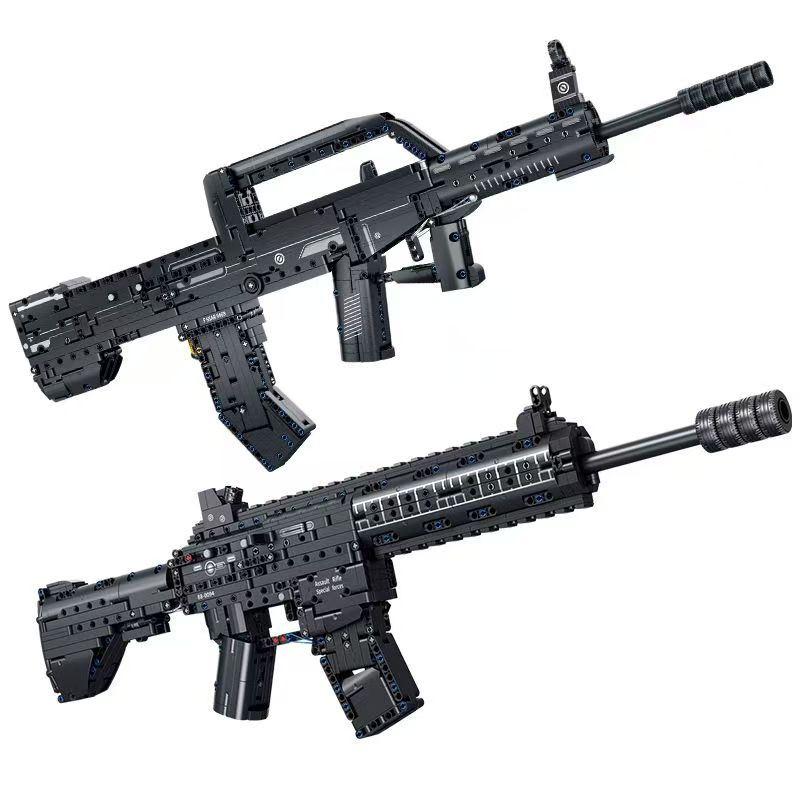 Серия Игрушечное Оружие Военное Оружие Винтовка M416 Модель из Строительных Блоков Автоматическая Винтовка 95 Игрушки-Кирпичики Для Детей Подарки Мальчикам