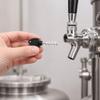 15pcs Nylon Beer Tap Plug Brush Black Cleaning Accessories Professional Nylon Brush  Kegging System