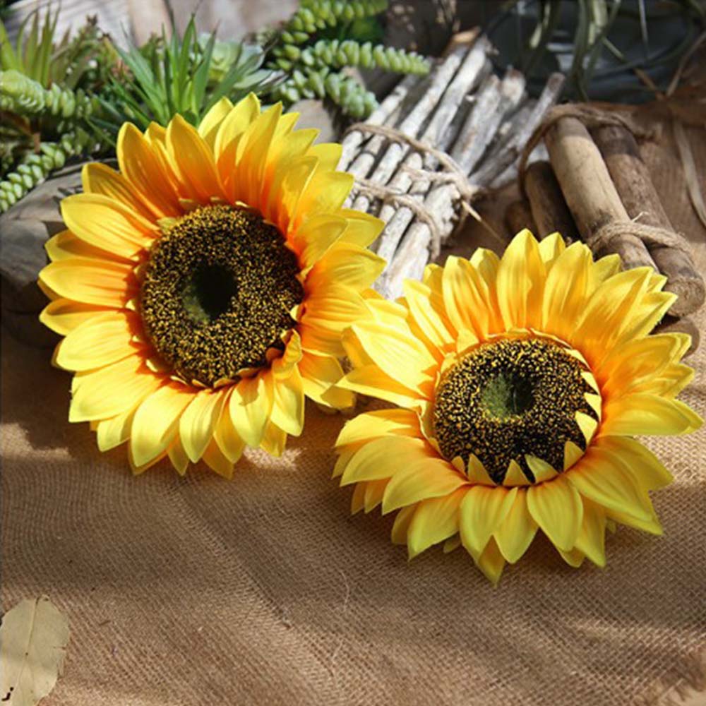 Decorations DIY Party Supplies Artificial Sunflower Artificial Flowers Home Decor Sunflower Head