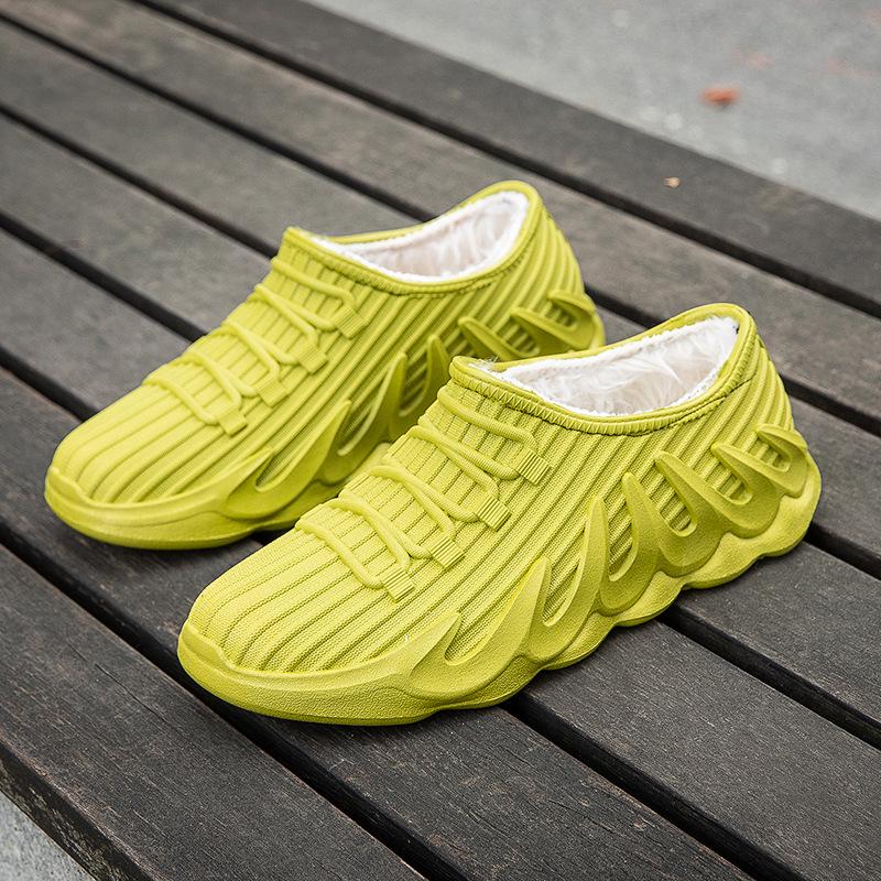 Мужские и женские водонепроницаемые короткие резиновые сапоги - Модная, нескользящая, всесезонная обувь