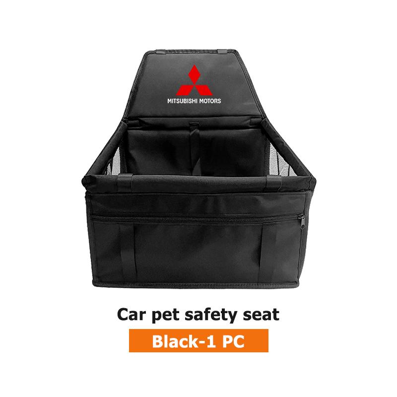 For Mitsubishi Car Seat Cover Foldable Hammock Pet Harness Bag Basket Stable Travel Safety Auto Seat Outlander Pajero Sport