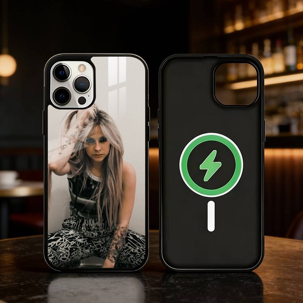 Star Singer Avril Lavigne Phone Case For iPhone 17,16,15,14,13,12,Plus,Pro,Max For Magnetic Wireless Charge