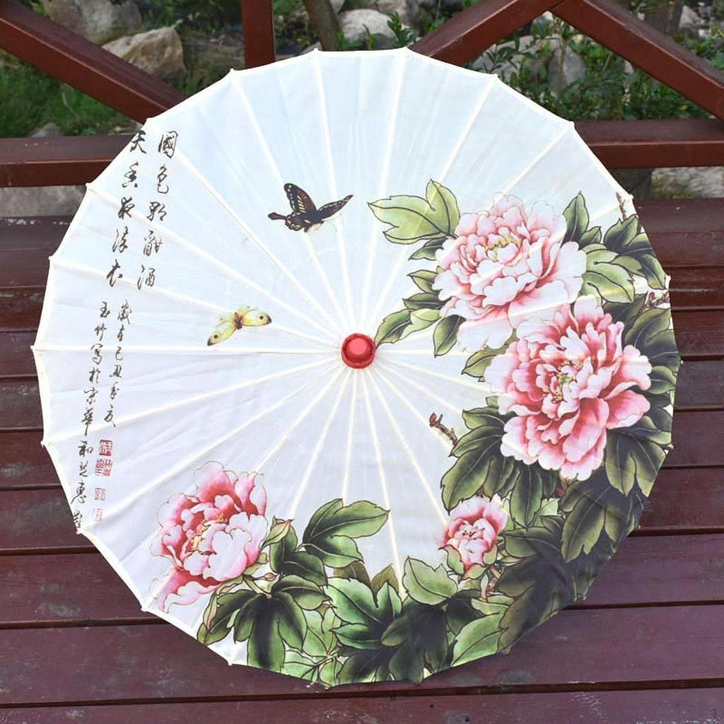 Chinese Oil Paper Umbrella, Handmade Decorative Umbrella for Japanese Classical Dance,