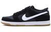 Sb Dunk Low Черно-белый с gum подошвой 2016 854866-019