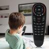 USB 2.4G Wireless Air Fly Mouse Motion Sensing Smart Voice Remote Controller Black