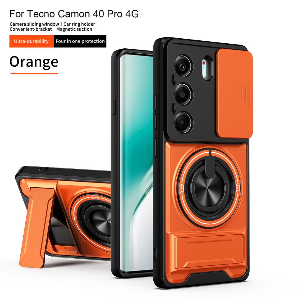 Для Tecno Camon 40 Чехол Tecno Camon 40 Pro 4G 5G Обложка Магнитный держатель-книжка Magsafe Защитный чехол-броня для камеры