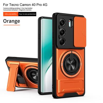 Для Tecno Camon 40 Чехол Tecno Camon 40 Pro 4G 5G Обложка Магнитный держатель-книжка Magsafe Защитный чехол-броня для камеры
