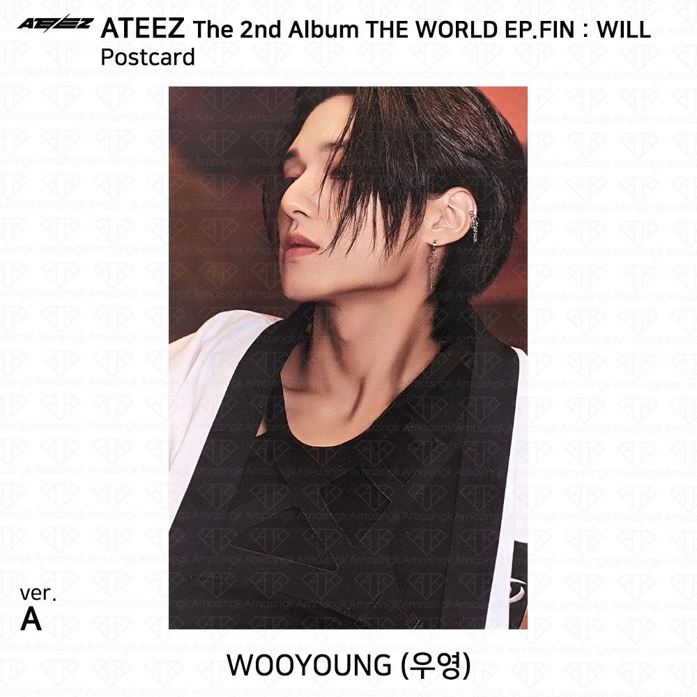 ATEEZ 2-й альбом WORLD EP.FIN WILL Открытка KPOP K-POP