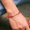 Новый Браслет Красная Нить Удачи Мужской Пряжка из Нержавеющей Стали Морской Повседневный Шнурок Браслет Homme 4 мм Pulseras Rojas Подарки Для Него