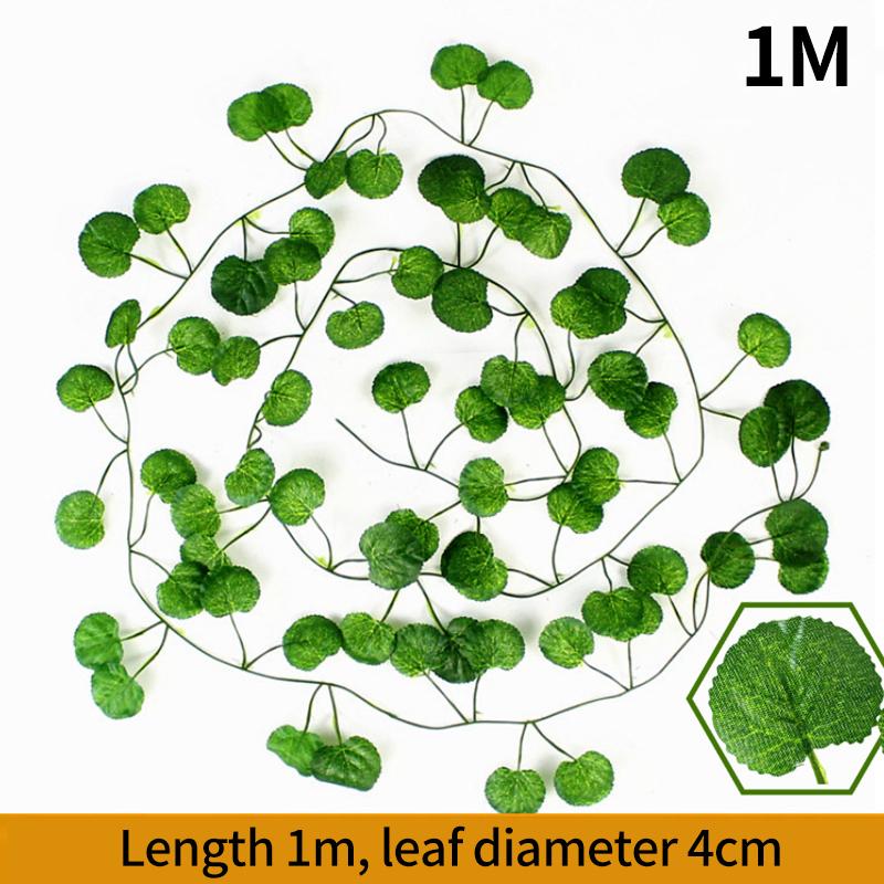 2/4/10M Rattan Simulated Leaves 72 Leaves Policy Green Plants Outdoor Garden Decor Vines Green Plants Artificial Flowers
