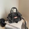 Spring and Summer Texture New Fashion Trend Versatile Denim Canvas Portable Messenger Exquisite Small Bag