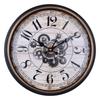Retro Creative Wall Clock Silent Clock Home Living Room Modern Simple Creative Round Decorative Table