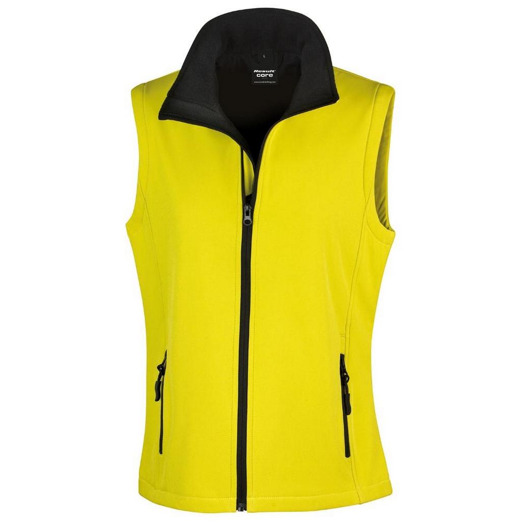 Result Core Womens/Ladies Softshell Printable Gilet