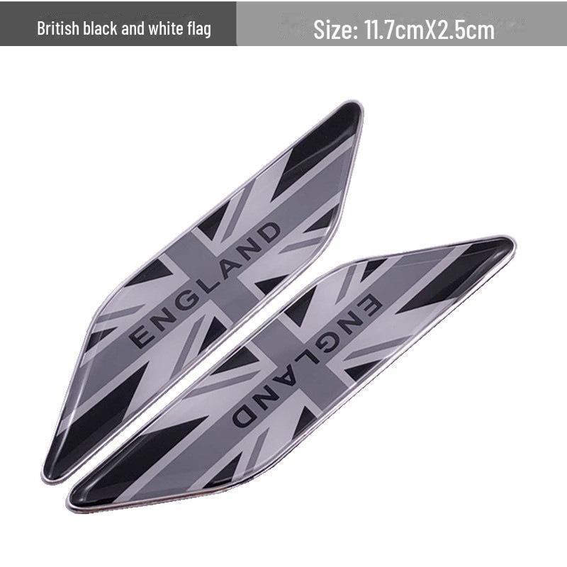 Декоративная металлическая наклейка для крыльев европейского автомобиля - Германия Франция Италия Канада