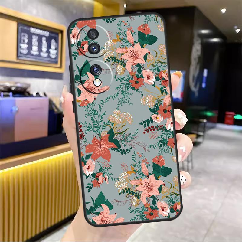 КартинаЦветыПриродаЛистья Для Honor Magic 8 7 6 Pro Чехол Для Honor 200 400 50 70 90 Lite X8c X8b X9a X9b X9c X9d Win RT