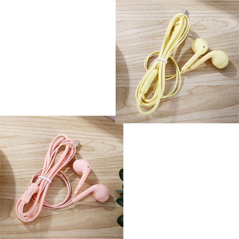 1/2/3pcs 3.5mm Stereo In-Ear Earphone Semi Heavy Bass Wired Headset Earphones with Mic Portable Universal for Xiaomi/Huawei