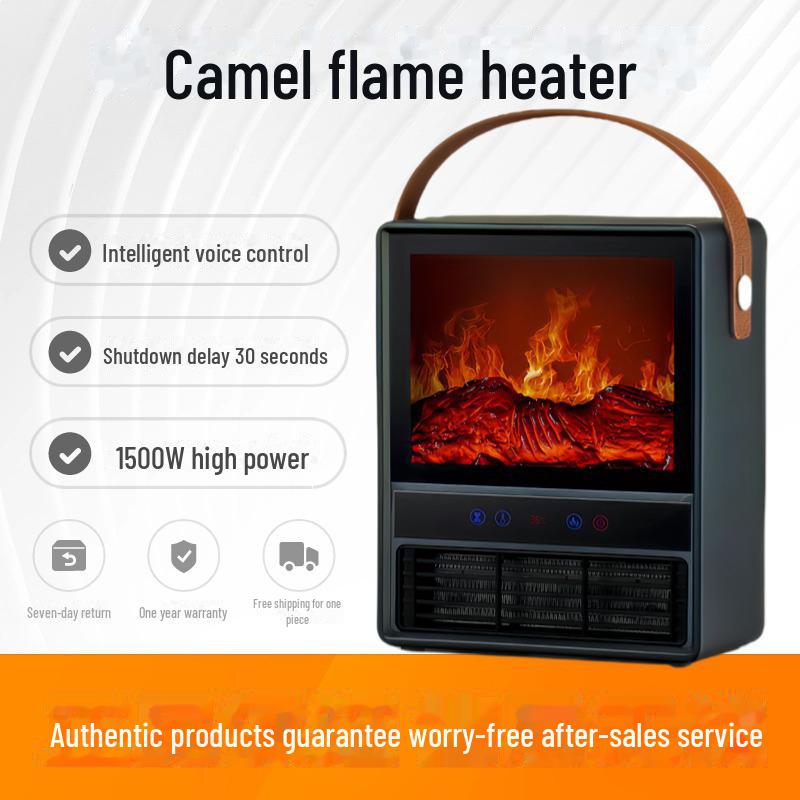 Электрический настольный обогреватель Camel с имитацией пламени