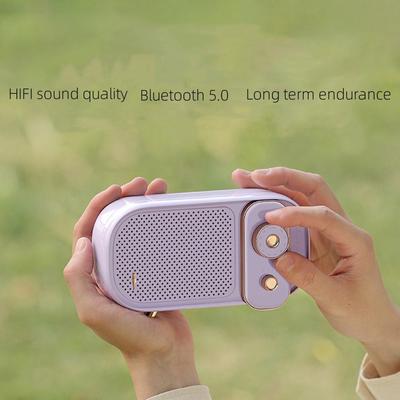 Ретро портативный мини-домашний настольный беспроводной Bluetooth-аудио с длительным сроком службы батареи K Song Mobile Power Открытый 3D-сабвуфер объемного звучания