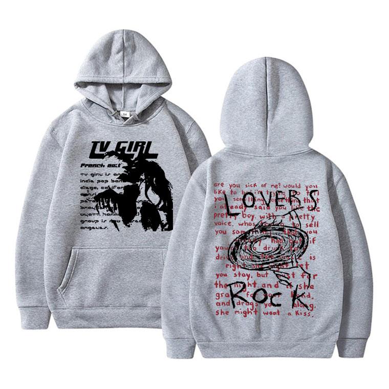 Толстовка с двусторонним принтом для девочек-телелюбителей, толстовка с капюшоном с французским выходом, постер альбома, толстовки унисекс, женская мода, большой свитшот