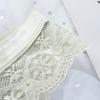 Women Lace Bow Underpants Transparent Breathable Low-Waist Briefs Embroidered Panties Bikini Comfortable Lace Thongs Panties