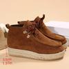 Зимние ботинки большого размера для женщин, осенне-зимние новинки, ветронепроницаемые, бархатные, с утолщенной теплой подошвой из пеньковой веревки, короткие ботинки для женщин