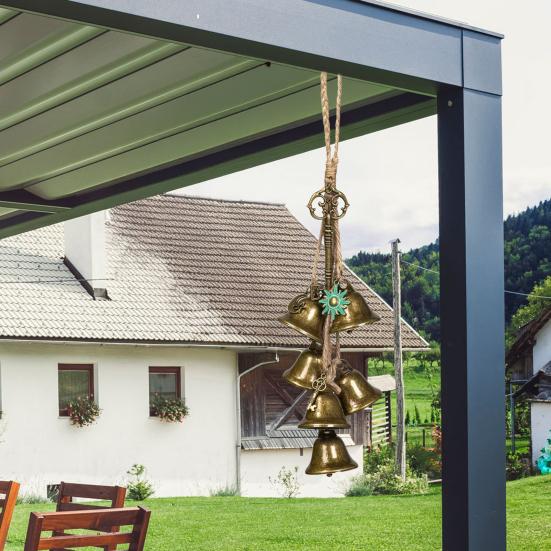 Ведьмин колокольчик для защиты, дверная ручка, ведьмин колокольчик ветра, Викка