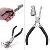 Удобный захват 6-дюймовые плоскогубцы с плоскими губками и круглыми губками для ювелирных изделий для мелких компонентов