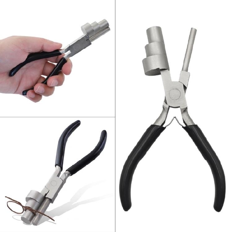 Удобный захват 6-дюймовые плоскогубцы с плоскими губками и круглыми губками для ювелирных изделий для мелких компонентов