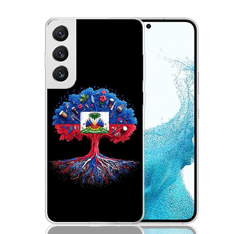 Haiti Haitian Flag Phone Case For Samsung Galaxy S26 S25 Edge S24 S23 FE S22 Ultra S21 Plus S20 + Fundas Cover Coque Galaxy S25