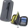 R250 Waterproof Smart Ride Pouch Super DX3 Double Coin Purse Gray Full-Open