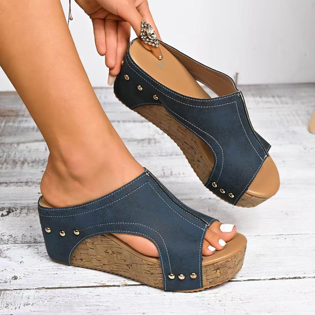 Fashion 2025 New Fashion Summer Sandals Women Wedges Sandal for Women Elegant Sandals Slide Huaraches Female Women Platform Footwear