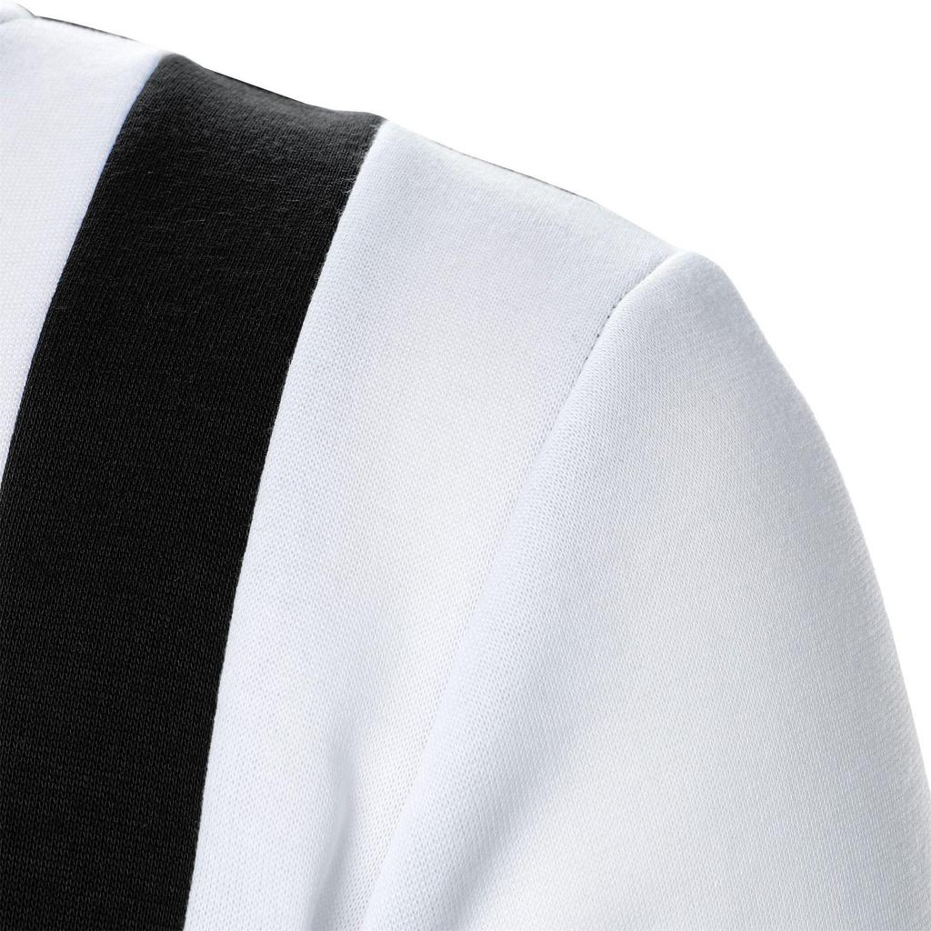Men's Color Block Zipper Stand Collar Cardigan Sweater