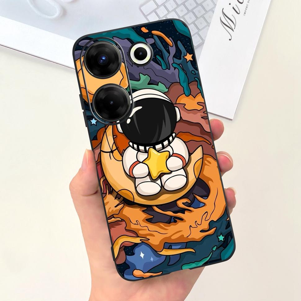 Чехол Для Tecno Camon 20 Pro 5G Модный Чехол Для Tecno Camon 19 Camon19 Camon20 Pro Мягкий Силиконовый Ударопрочный Чехол-Оболочка Для Телефона